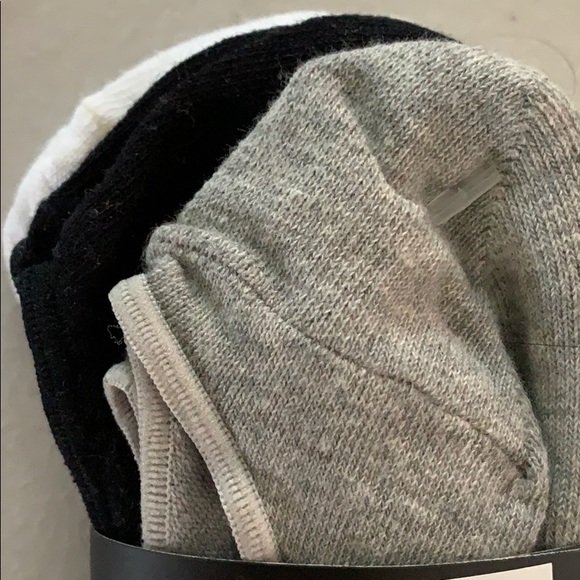 J. Crew Accessories J Crew Noshow Socks Gray White Black Poshmark